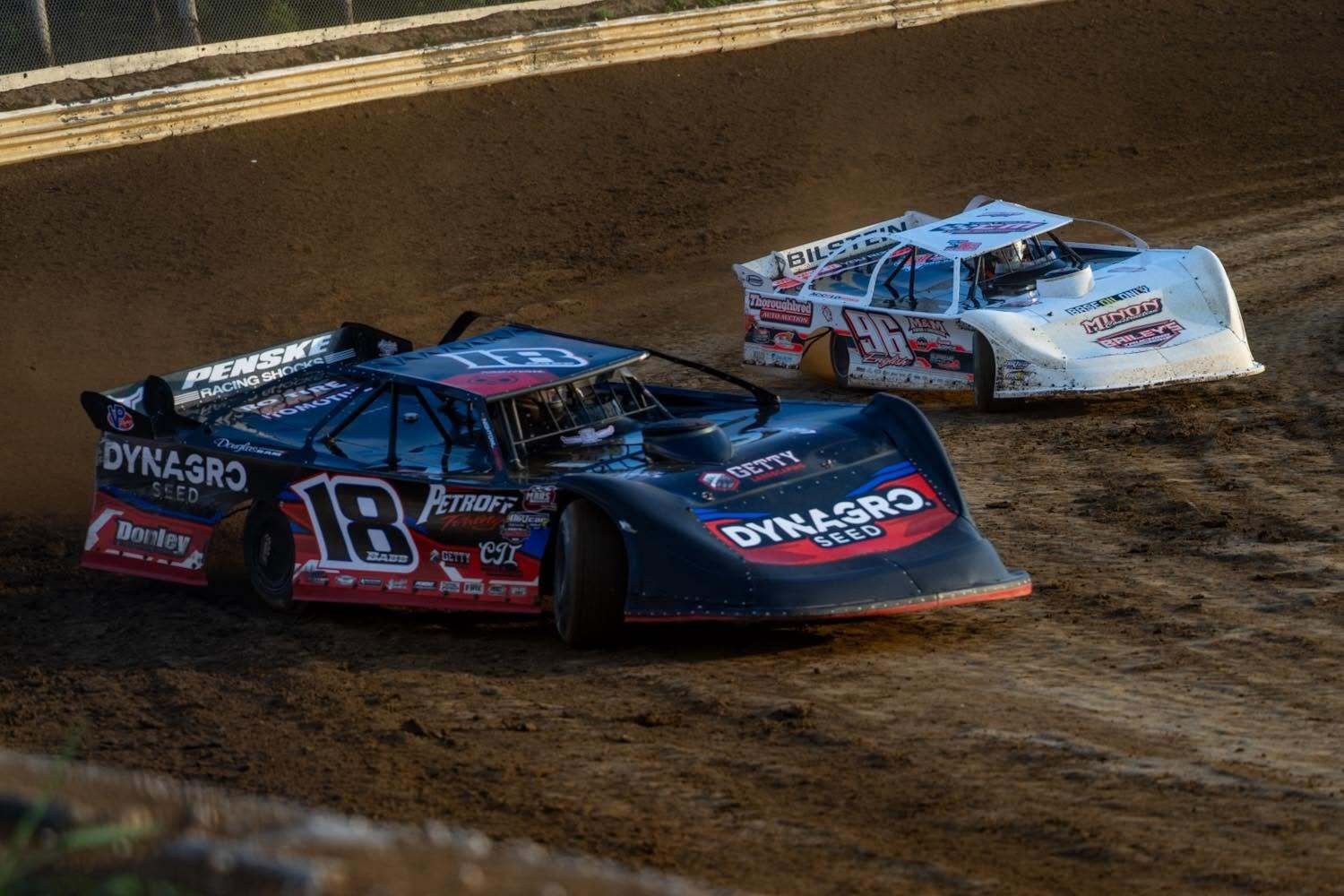 Shannon Babb racing Tanner English